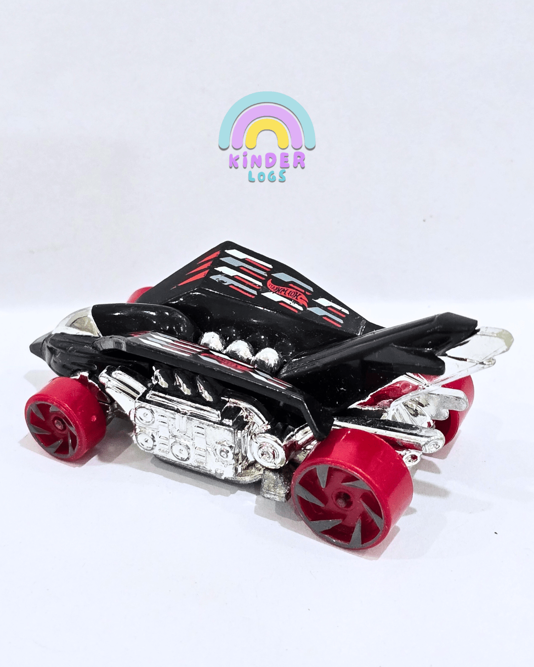 Hot Wheels Turbo Rooster - Street Beasts - Black (Used Car) - Kinder Logs