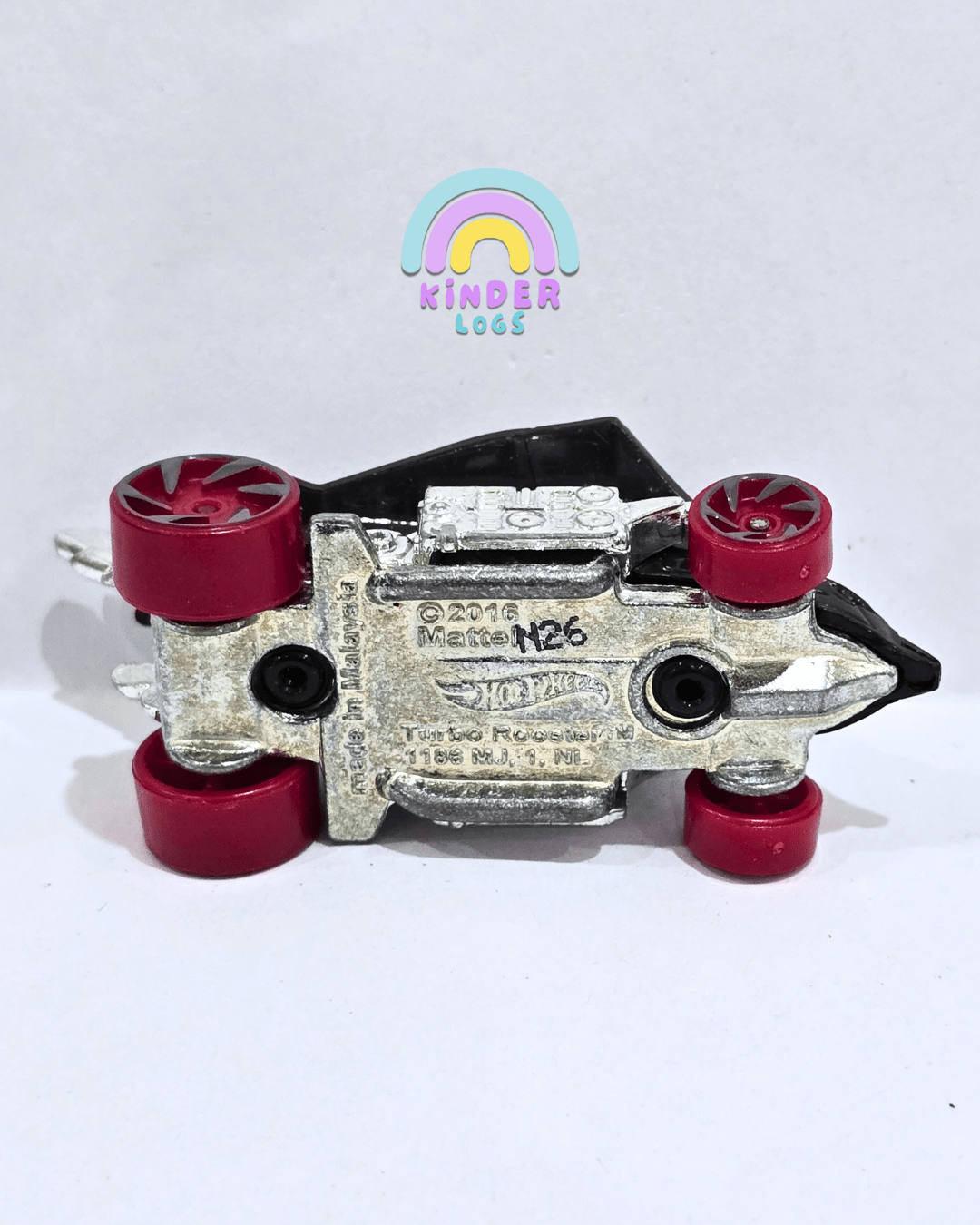 Hot Wheels Turbo Rooster - Street Beasts - Black (Used Car) - Kinder Logs