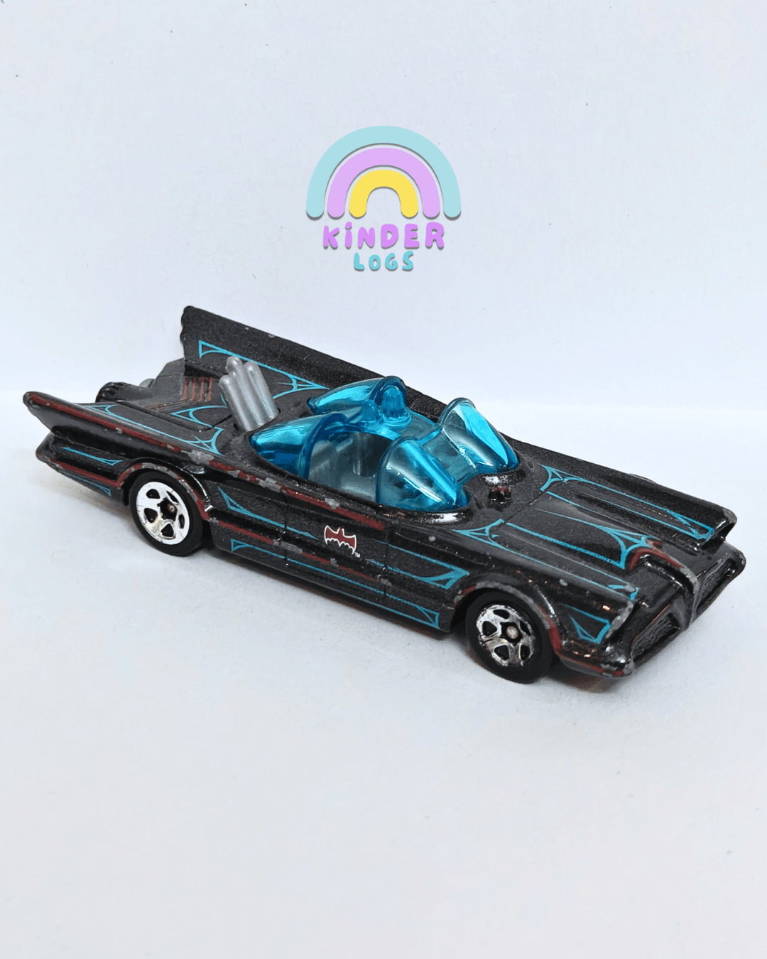 Hot Wheels TV Series Batmobile - Black (Pre - Owned Car) - Kinder Logs