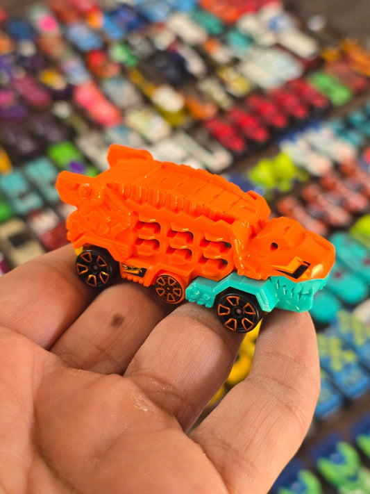 Hot Wheels Ultimate T - Rex Transporter - Orange (Uncarded - New) - Kinder Logs