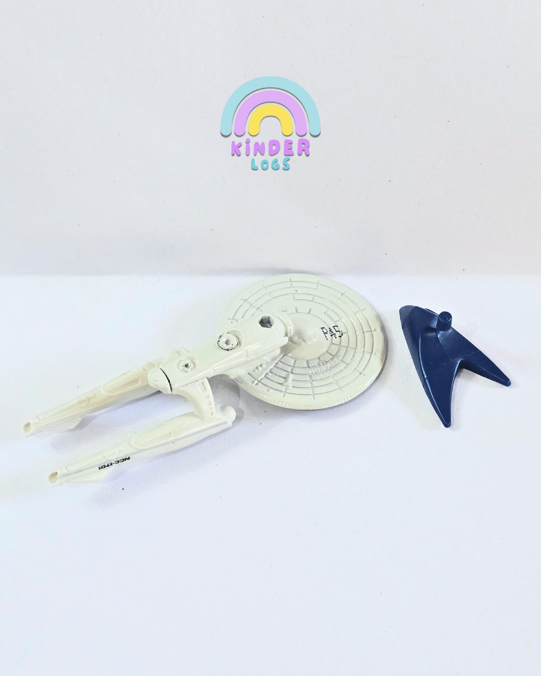 Hot Wheels U.S.S. Enterprise NCC - 1701 - Star Trek (Uncarded - New) - Kinder Logs