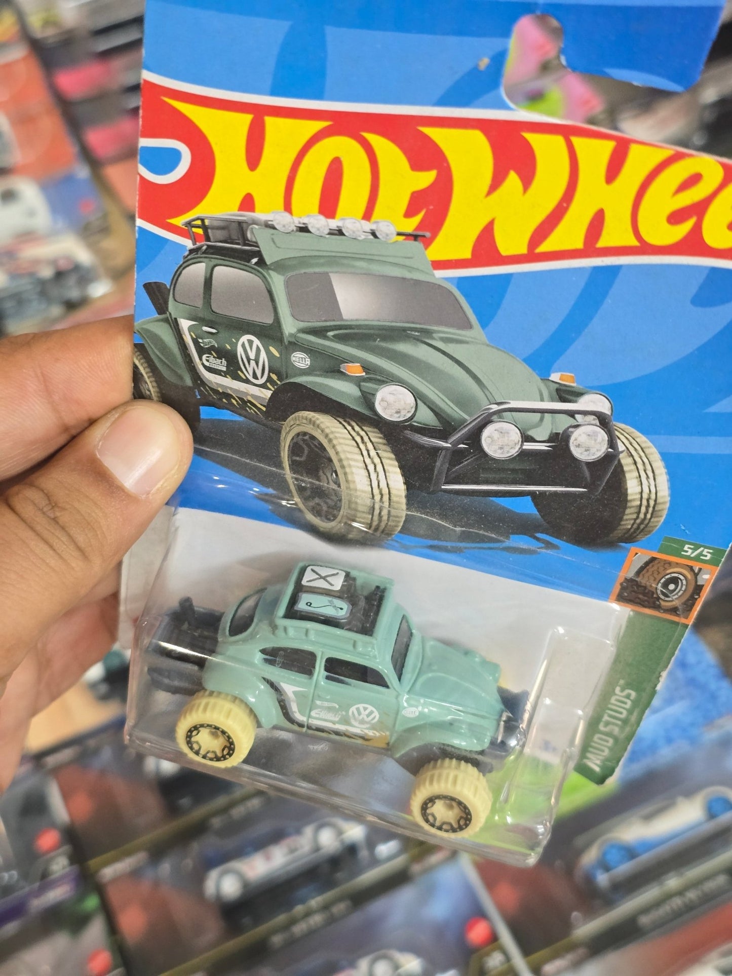 Hot Wheels Volkswagen Baja Bug - HW Mud Studs - Kinder Logs