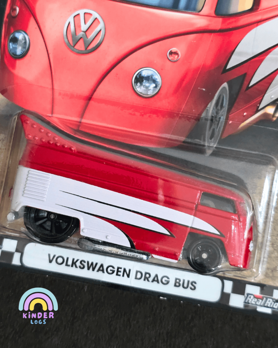 Hot Wheels Volkswagen Drag Bus - Boulevard 42 (Imported) - Kinder Logs