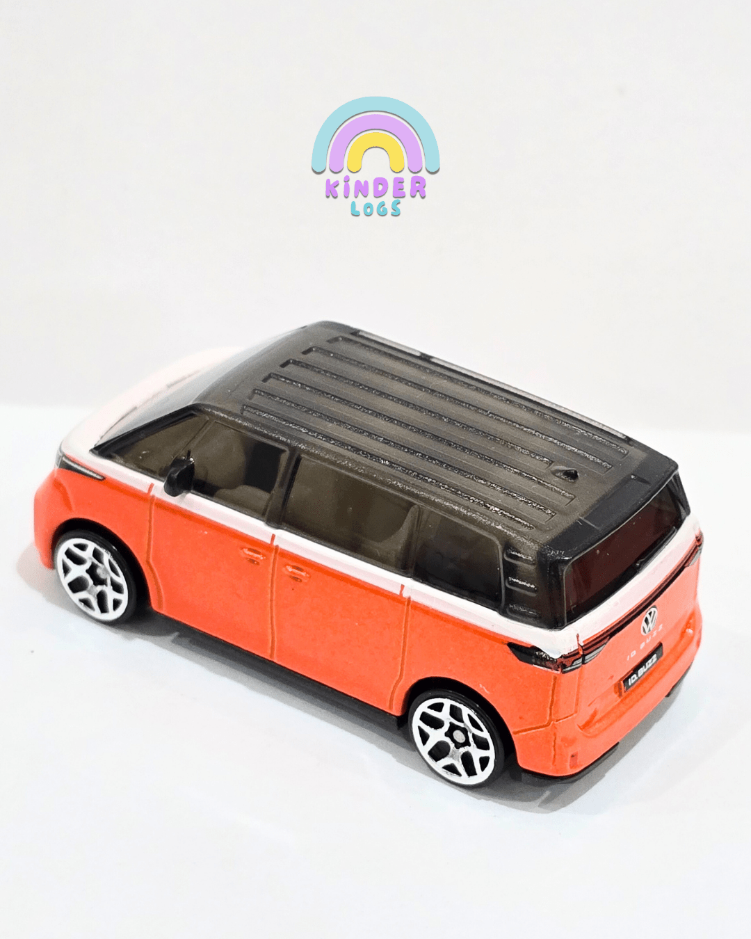 Hot Wheels Volkswagen ID. Buzz Van - Orange (Uncarded) - Kinder Logs