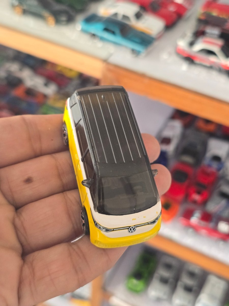 Hot Wheels Volkswagen ID. Buzz - Yellow (Uncarded) - Kinder Logs