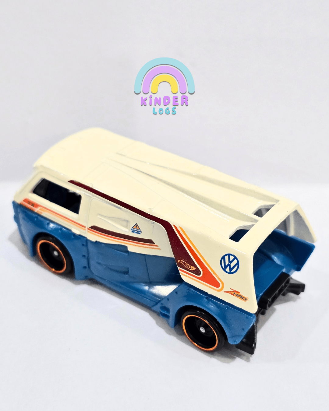 Hot Wheels Volkswagen T3 Custom - New Color (Uncarded) - Kinder Logs