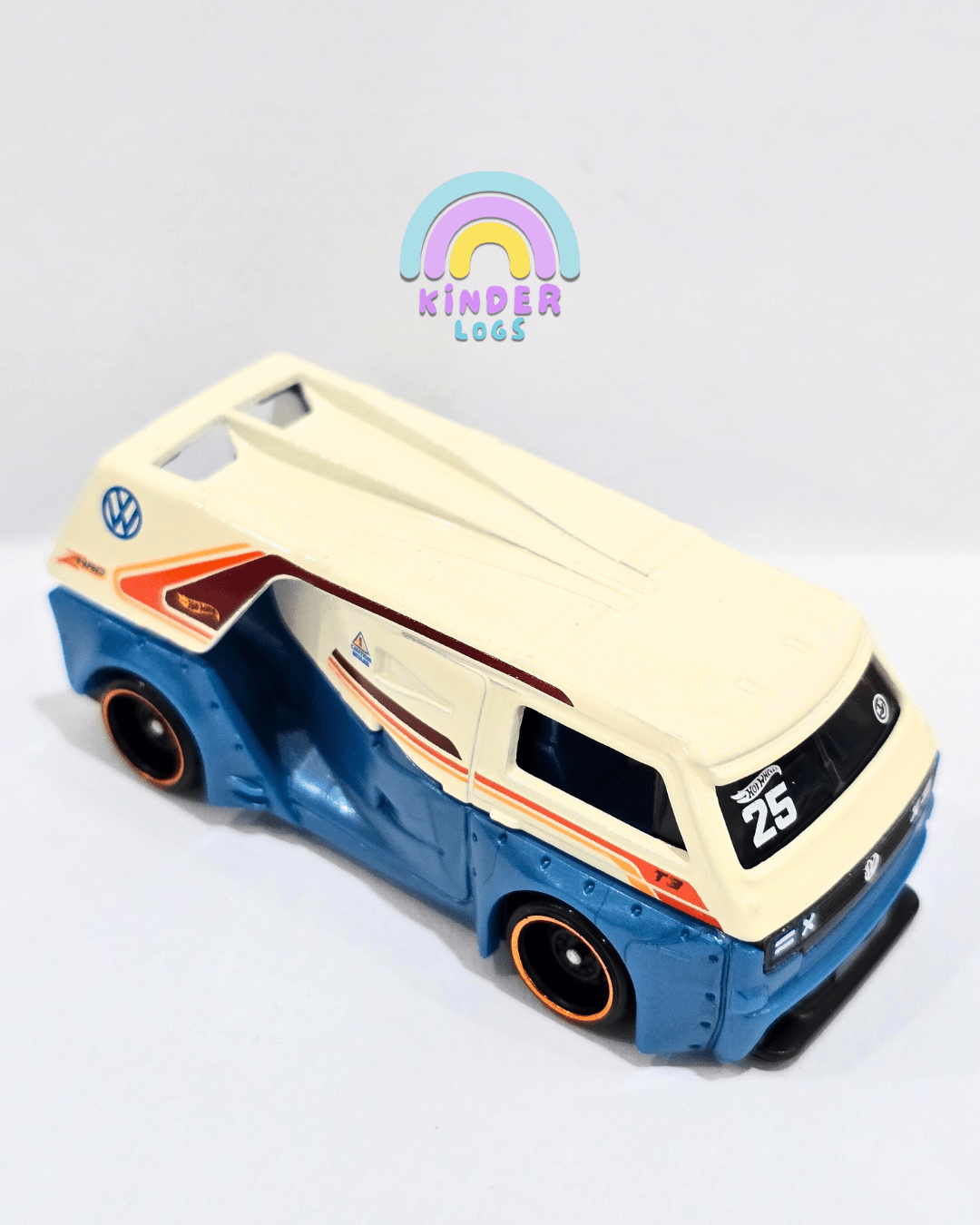 Hot Wheels Volkswagen T3 Custom - New Color (Uncarded) - Kinder Logs