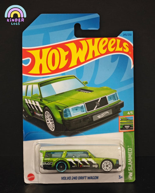 Hot Wheels Volvo 240 Drift Wagon (Slammed) - Kinder Logs