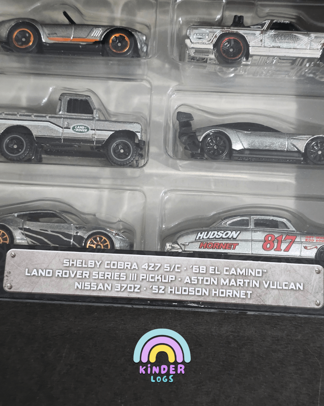 Hot Wheels ZAMAC Series 6 Cars Pack (Imported Sealed Box) - Kinder Logs