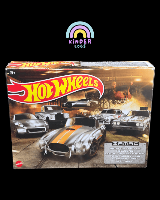 Hot Wheels ZAMAC Series 6 Cars Pack (Imported Sealed Box) - Kinder Logs
