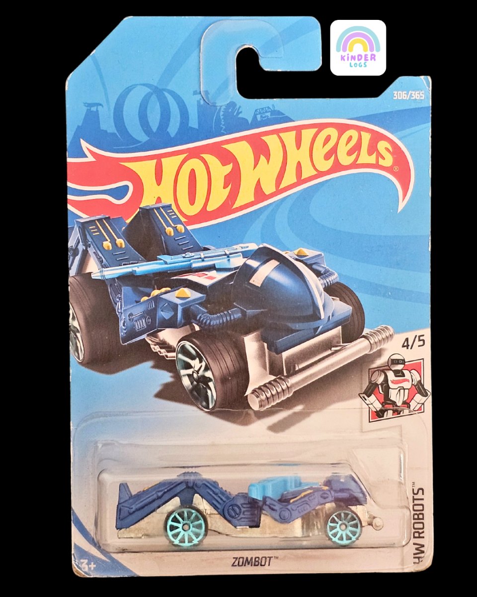 Hot Wheels Zombot Robot Car (Very Rare) - Kinder Logs