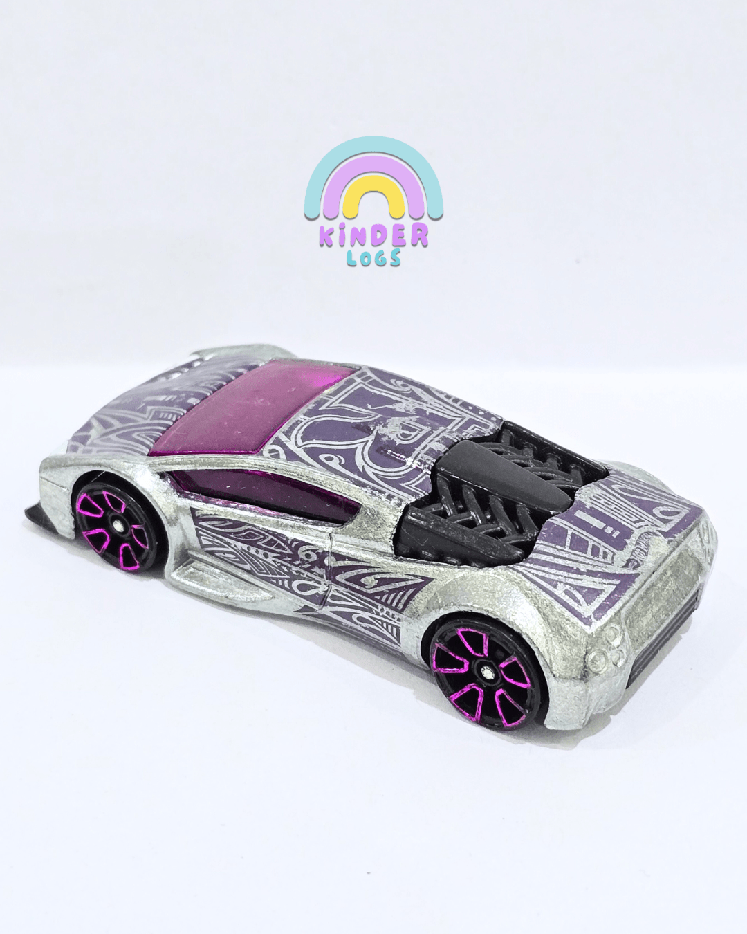 Hot Wheels ZOTIC Zamac Edition - Walmart 6 - Rare (Used Car) - Kinder Logs
