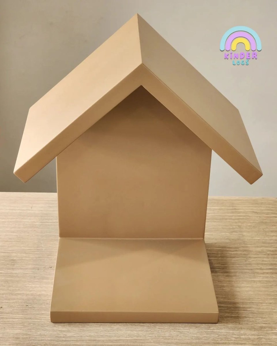 Hut - Shape Table Top Book Storage - Kinder Logs