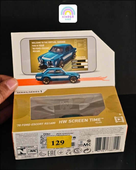 ID Hot Wheels 1970 Ford Escort RS1600 (Rare) - Kinder Logs