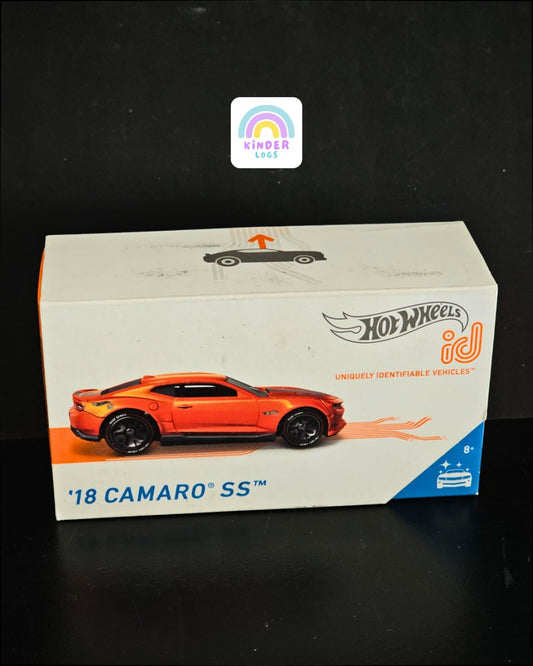 ID Hot Wheels 2018 Chevrolet Camaro SS - Uniquely Identifiable Vehicle - Kinder Logs