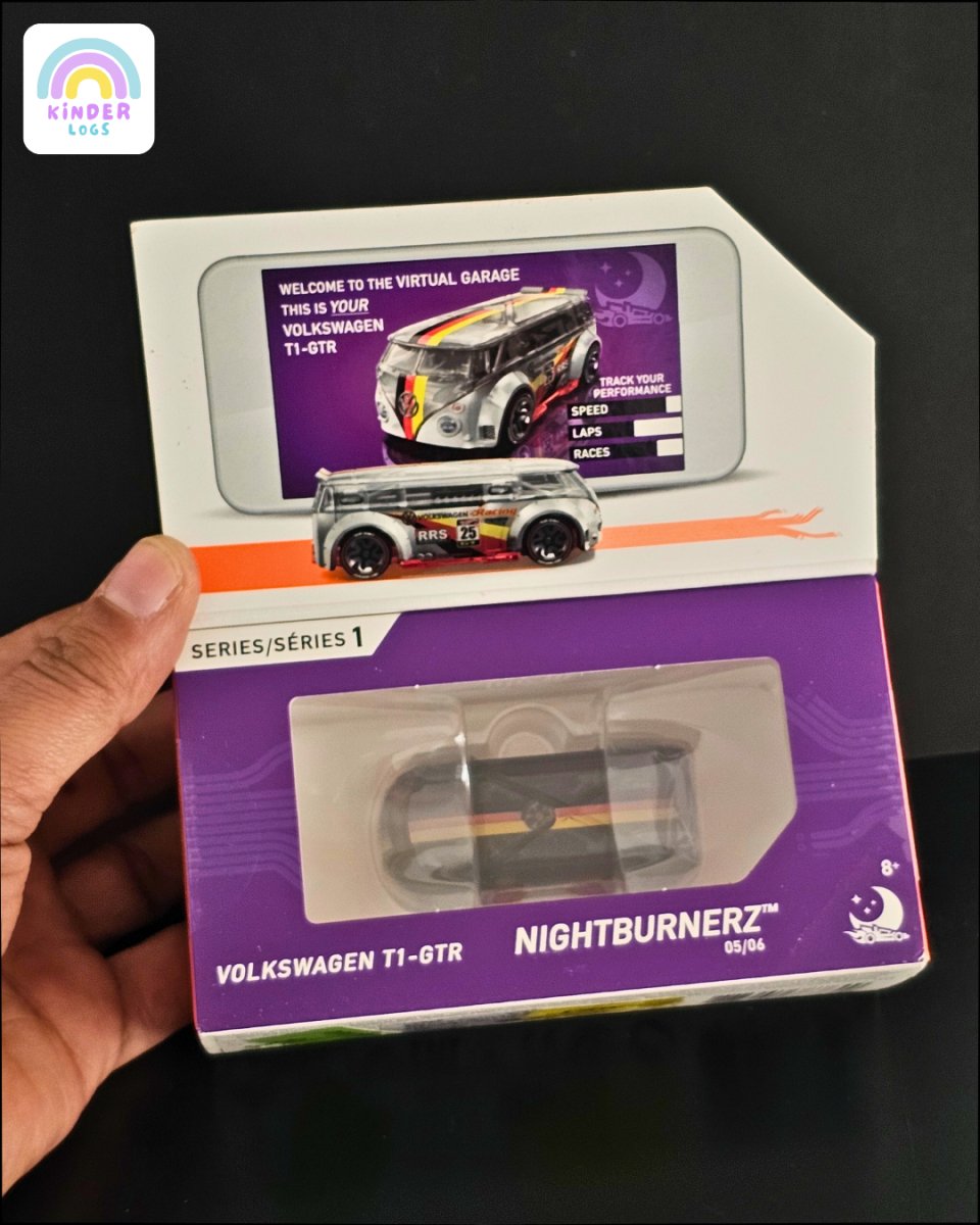 ID Hot Wheels Volkswagen T1 GTR - Uniquely Identifiable Vehicle - Kinder Logs