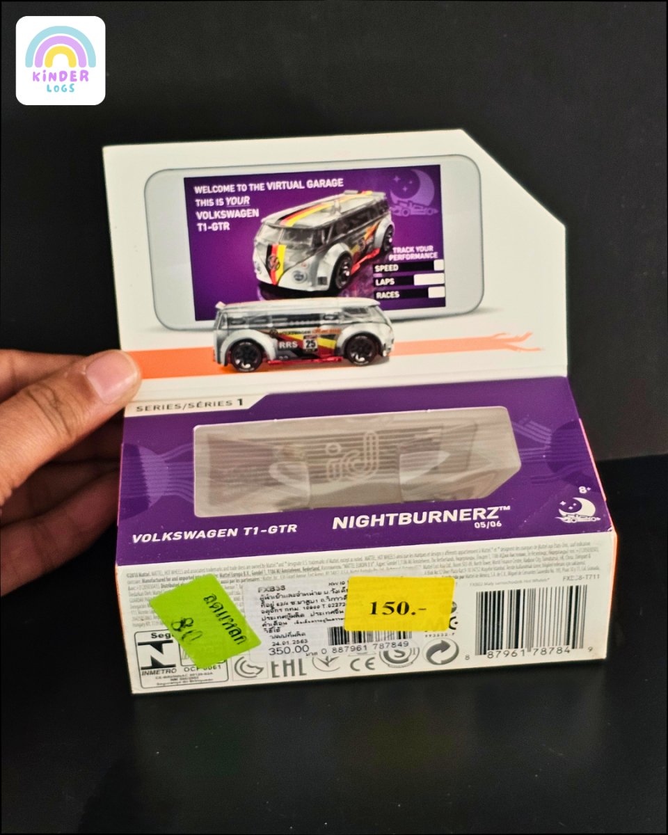 ID Hot Wheels Volkswagen T1 GTR - Uniquely Identifiable Vehicle - Kinder Logs