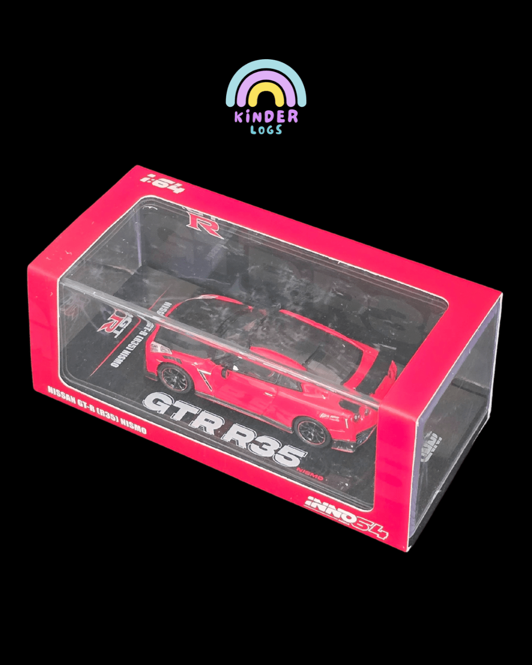 Inno64 Nissan GT - R R35 NISMO (Red) - Kinder Logs