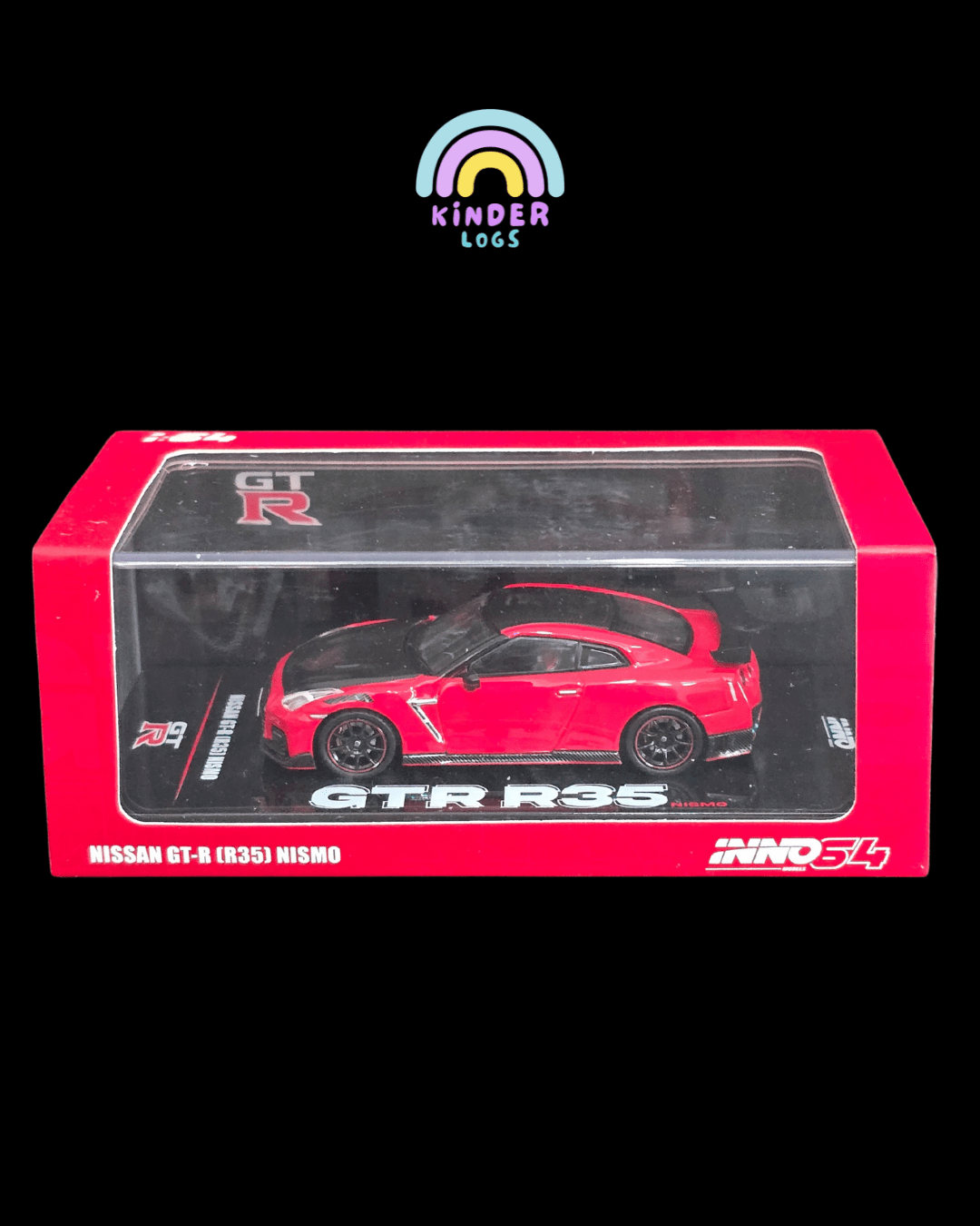 Inno64 Nissan GT - R R35 NISMO (Red) - Kinder Logs