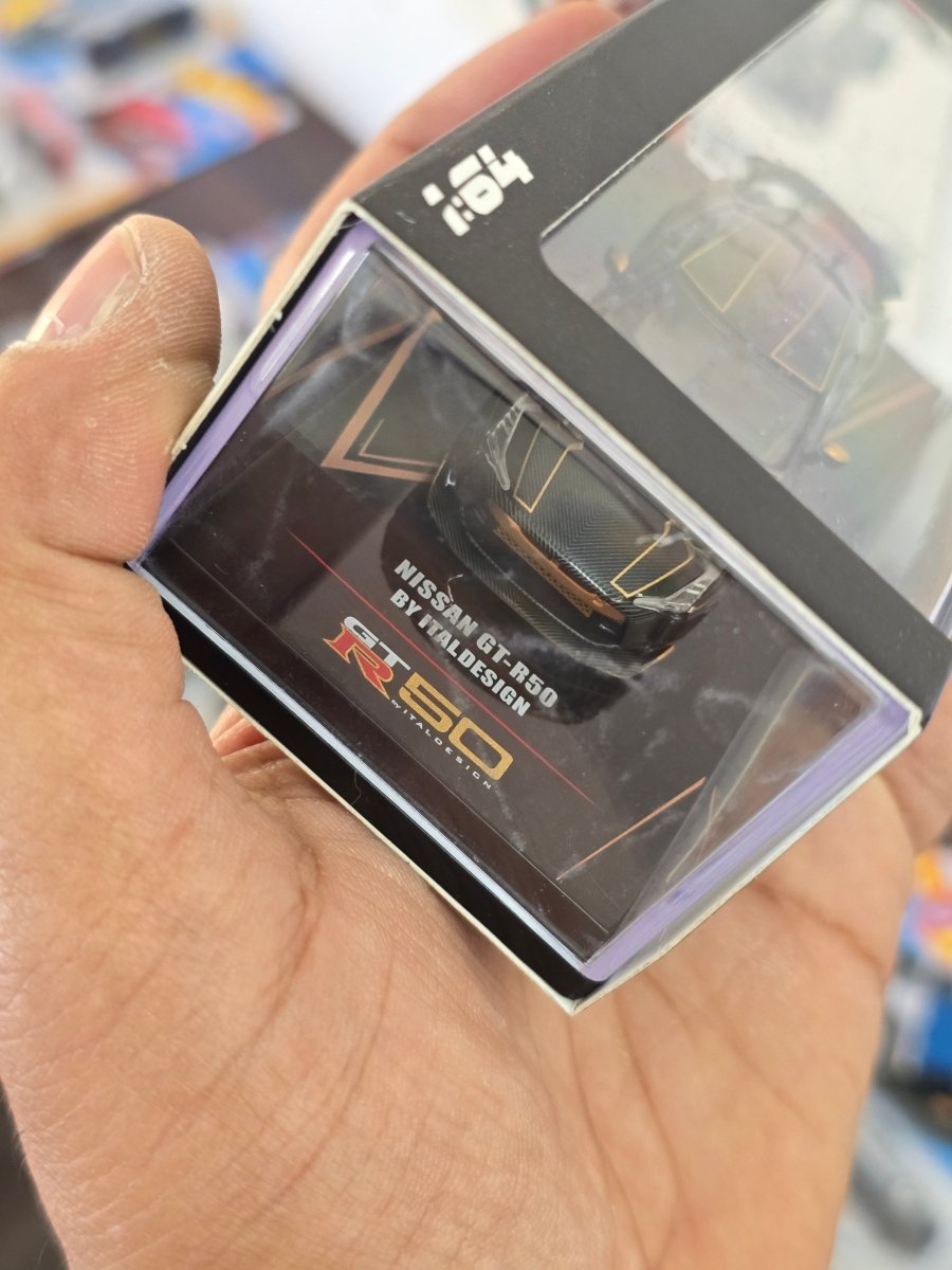 Inno64 Nissan GT - R50 Italdesign Black Edition - Open Box - Kinder Logs