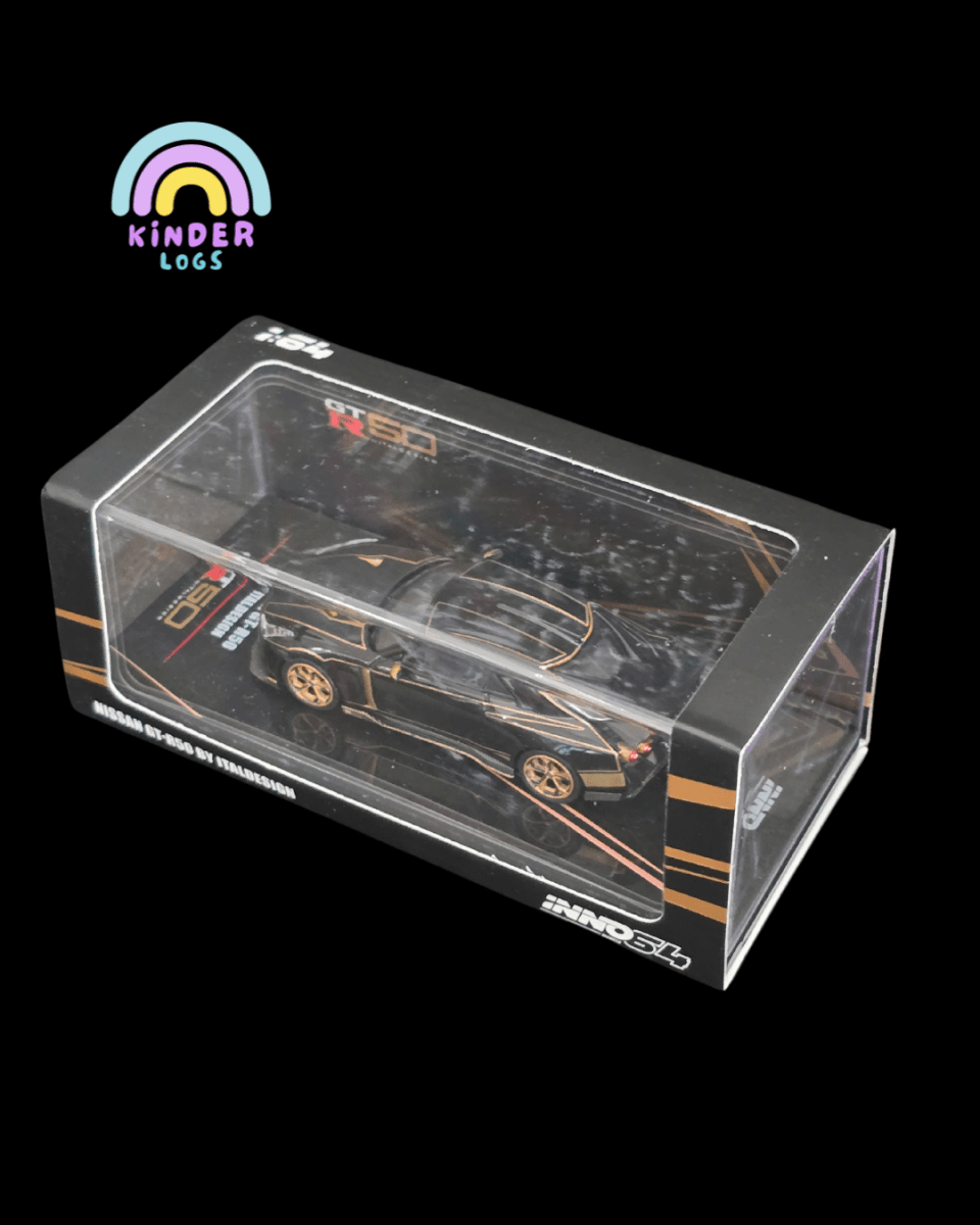Inno64 Nissan GT - R50 Italdesign Black Edition - Open Box - Kinder Logs