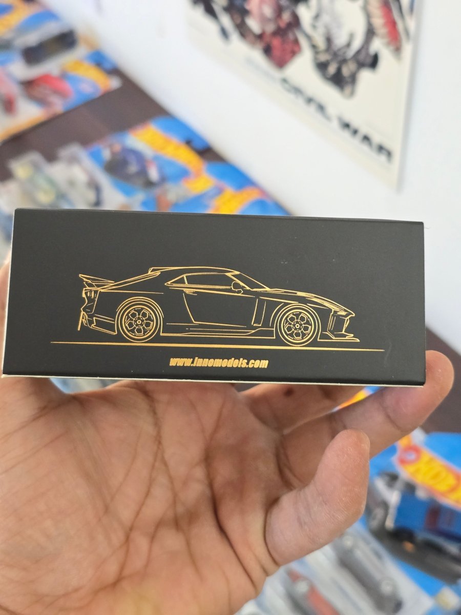 Inno64 Nissan GT - R50 Italdesign Black Edition - Open Box - Kinder Logs