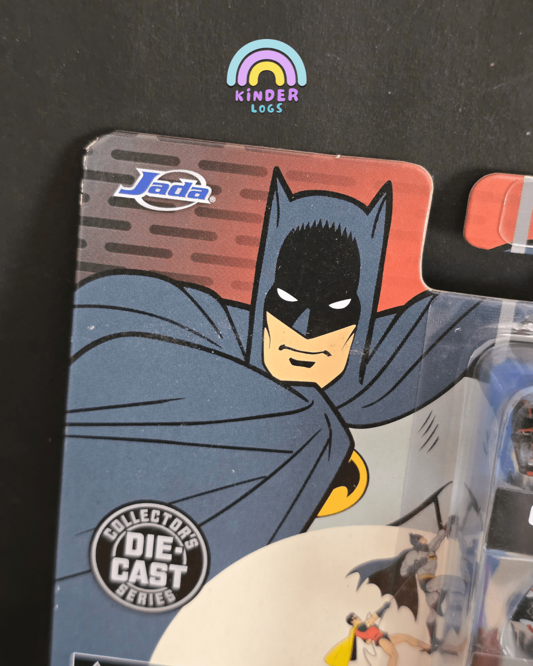 Jada Batman Nano Rides - Batmobile, Batcycle, Jokermobile (1:87 Scale) - Kinder Logs