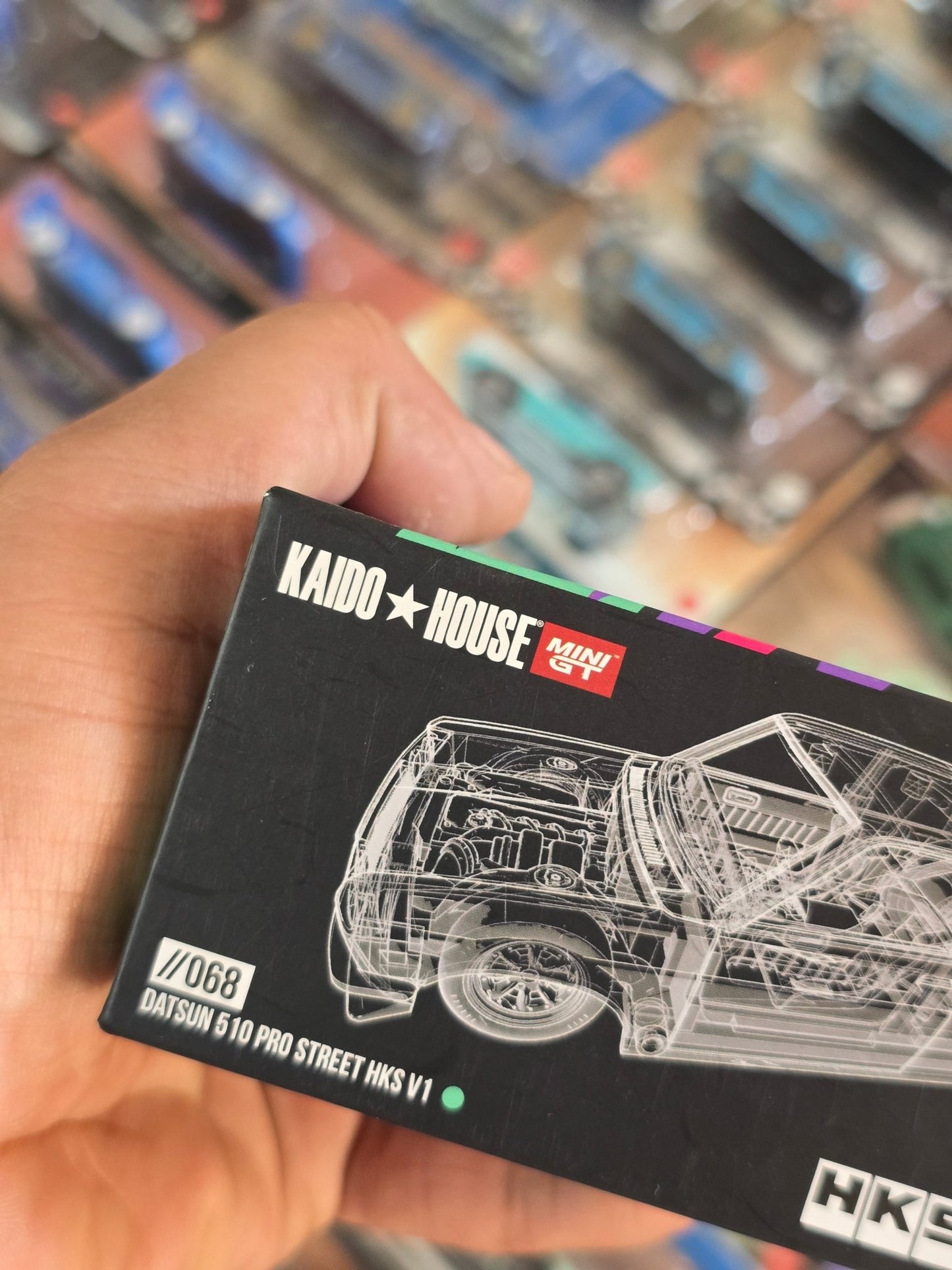 Kaido House Mini GT Datsun 510 Pro Street HKS V1 (068) - Open Box - Kinder Logs