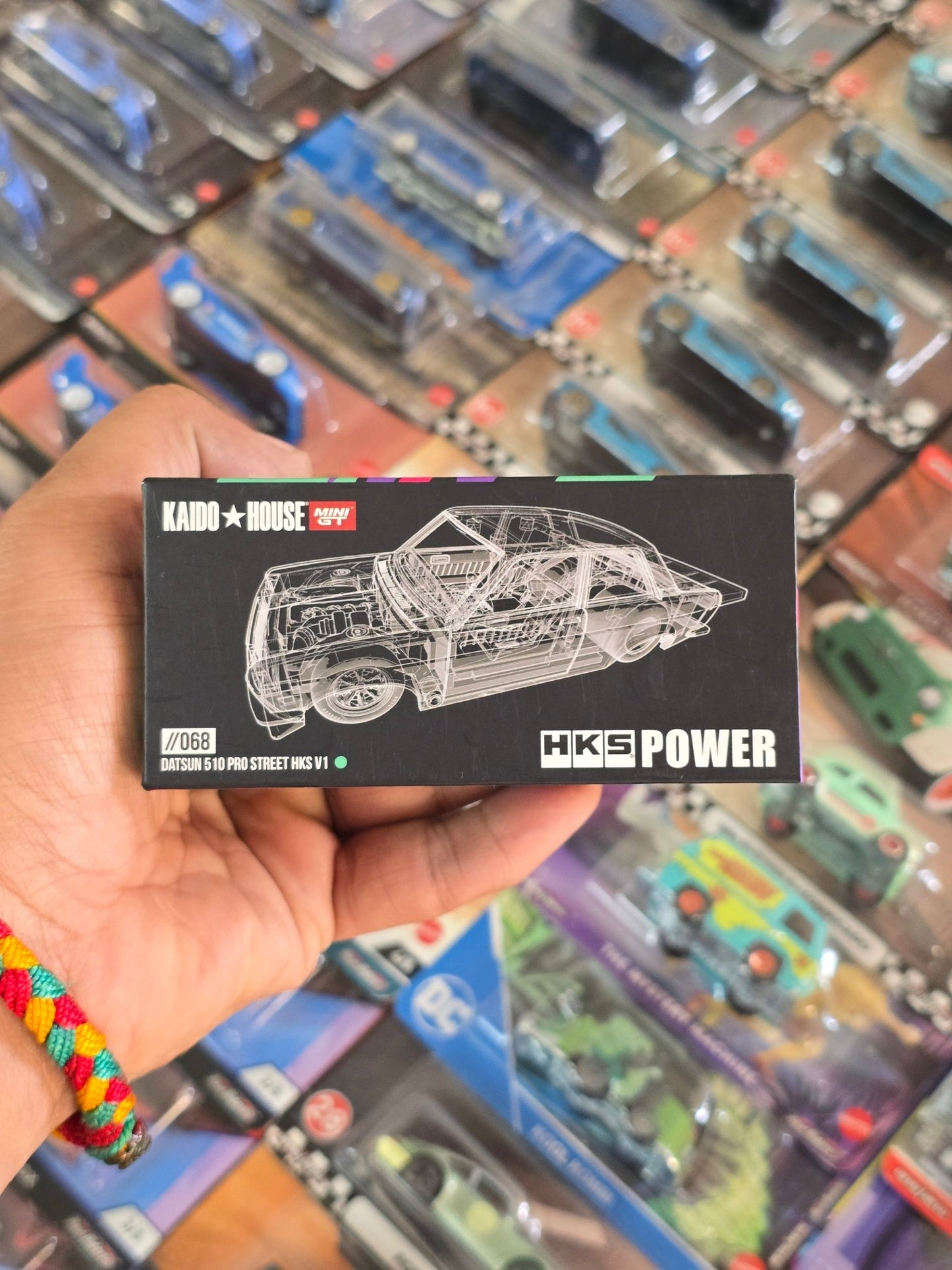 Kaido House Mini GT Datsun 510 Pro Street HKS V1 (068) - Open Box - Kinder Logs