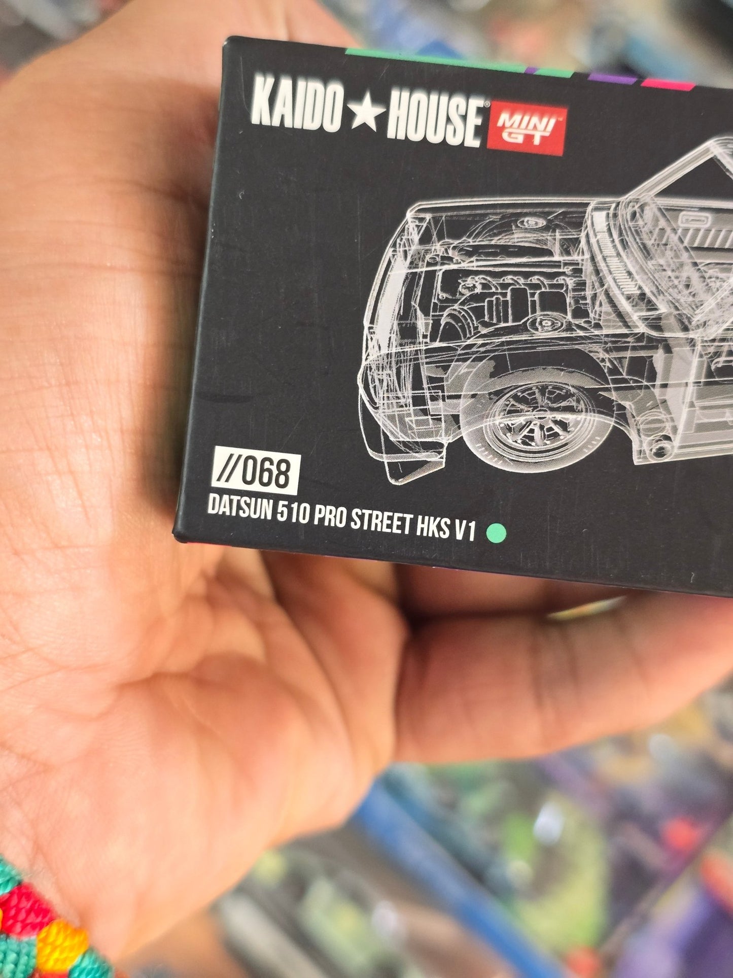Kaido House Mini GT Datsun 510 Pro Street HKS V1 (068) - Open Box - Kinder Logs