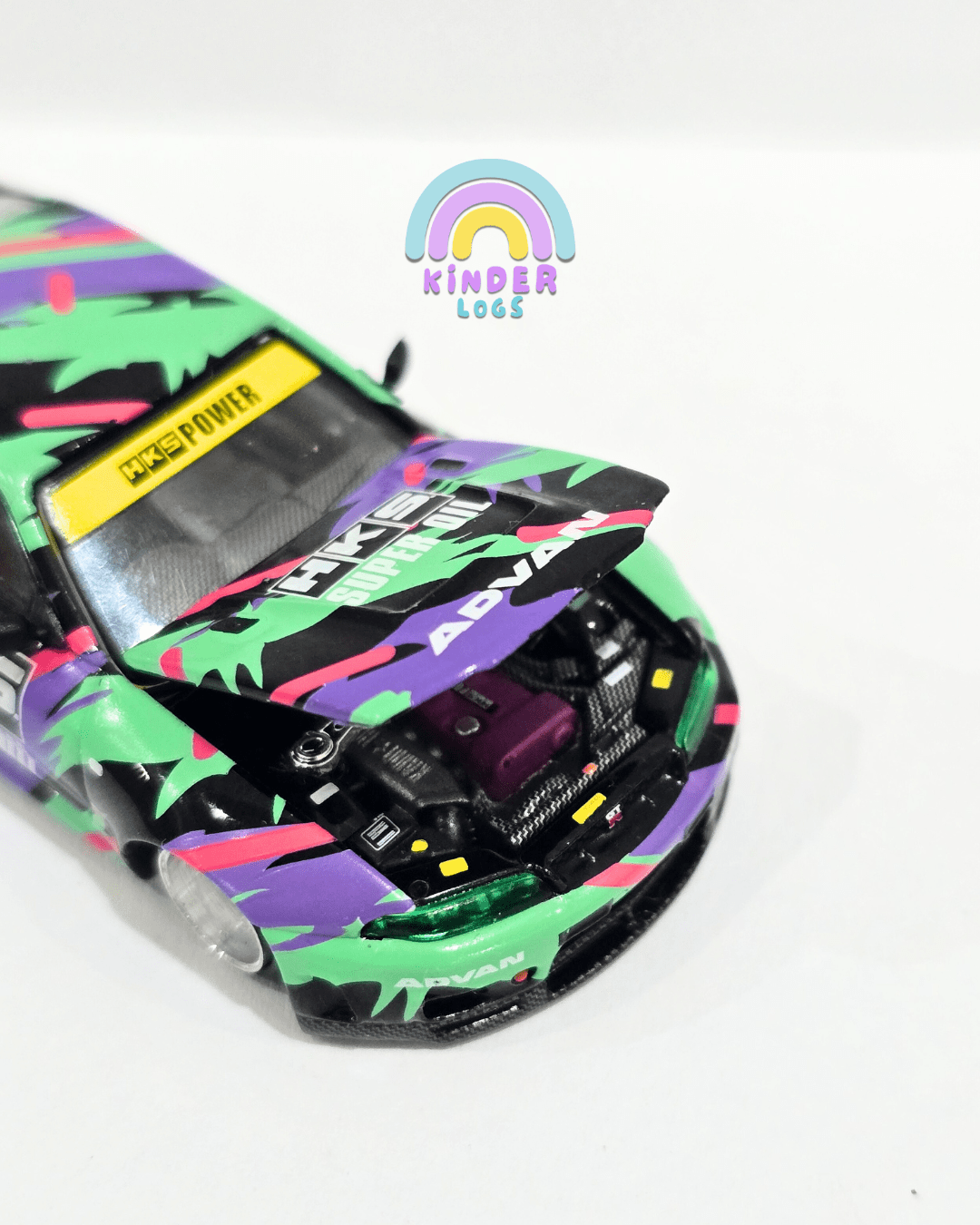 Kaido House Mini GT Nissan Skyline GT - R (R33) HKS V1 (129) - Kinder Logs