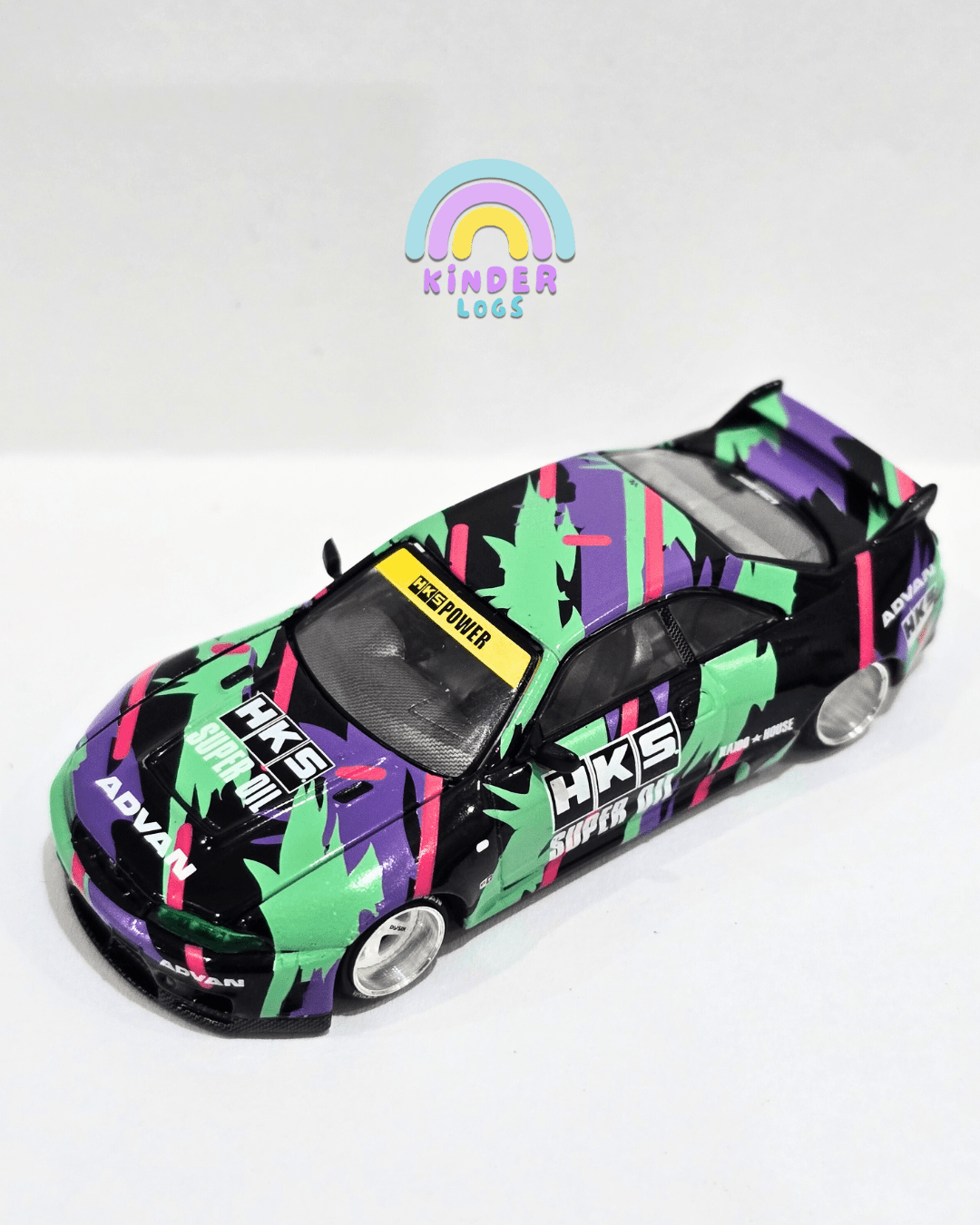 Kaido House Mini GT Nissan Skyline GT - R (R33) HKS V1 (129) - Kinder Logs