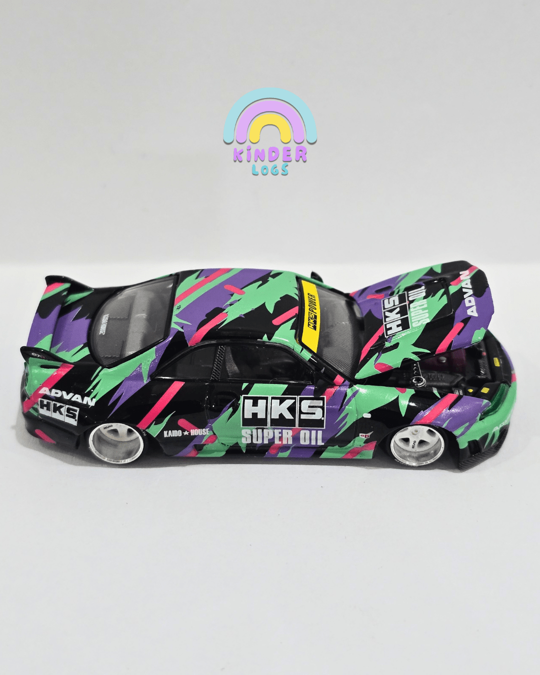 Kaido House Mini GT Nissan Skyline GT - R (R33) HKS V1 (129) - Kinder Logs