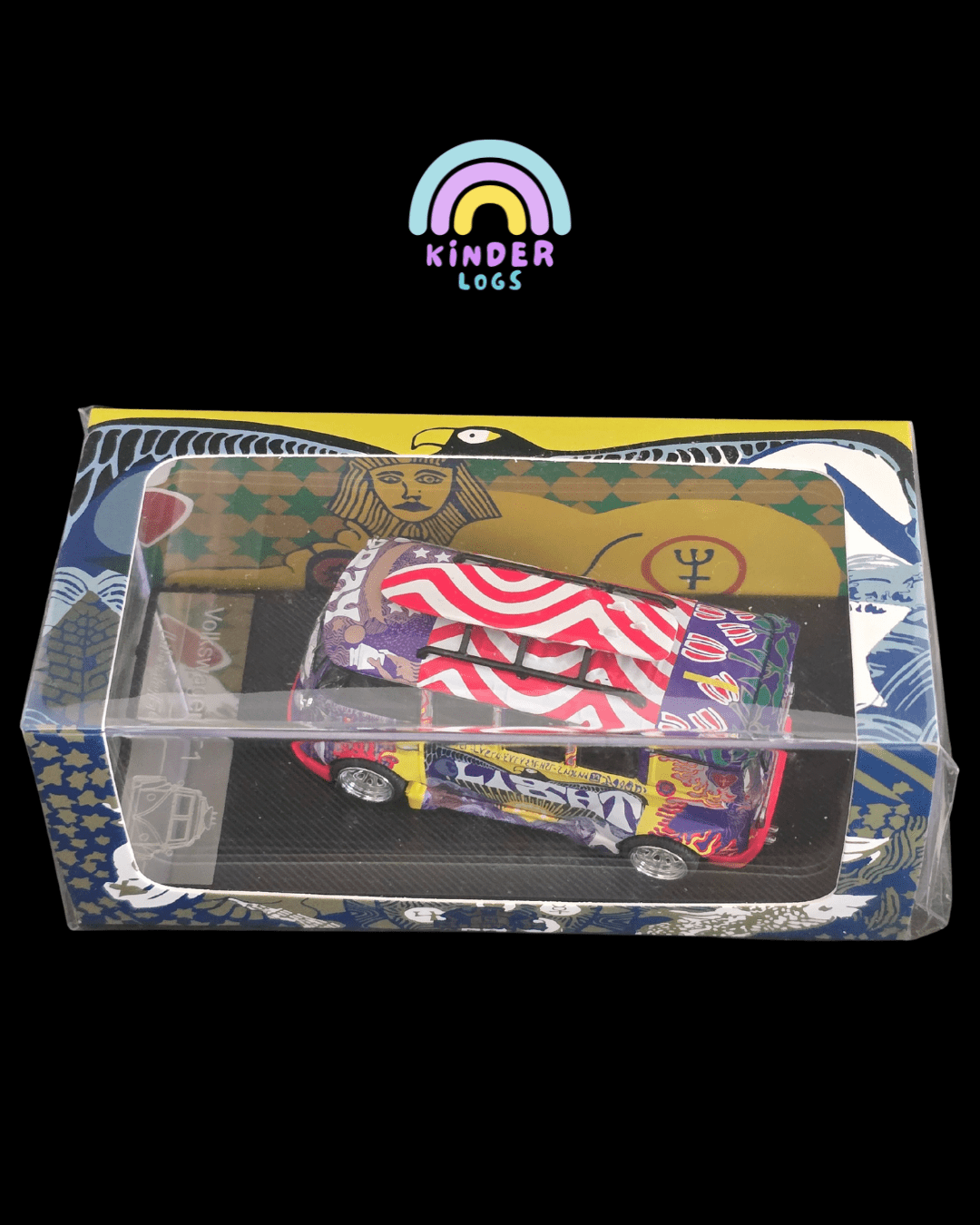 Liberty64 Volkswagen T1 1969 'The Woodstock' Music Festival Bus - Kinder Logs