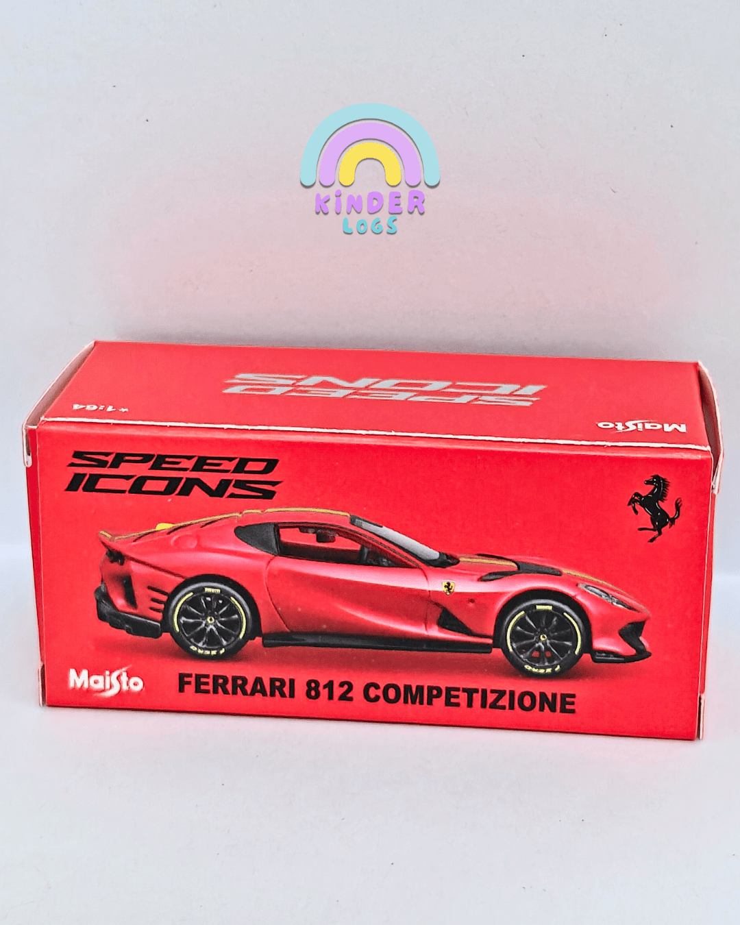 Maisto Ferrari 812 Competizione - Red (Open Box) - Kinder Logs