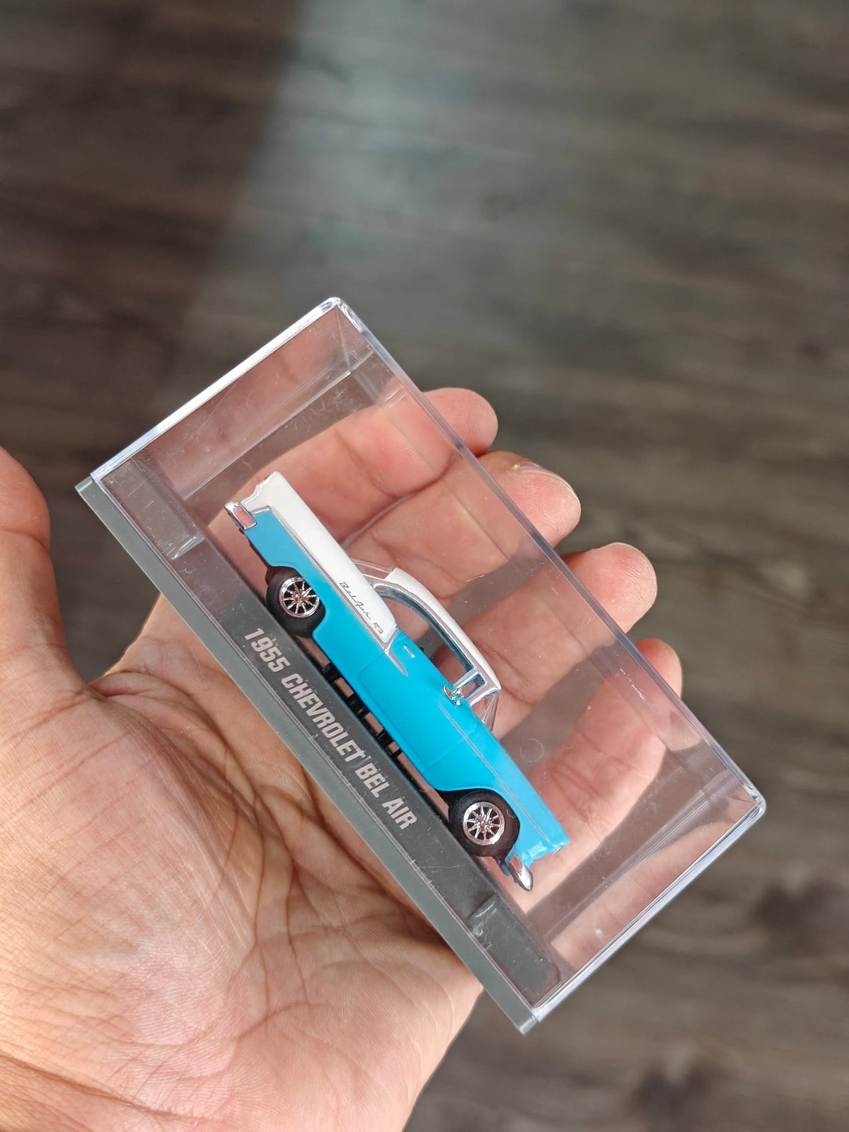 Majorette 1955 Chevrolet Bel Air With Acrylic Case (Pre-Owned) - Kinder Logs