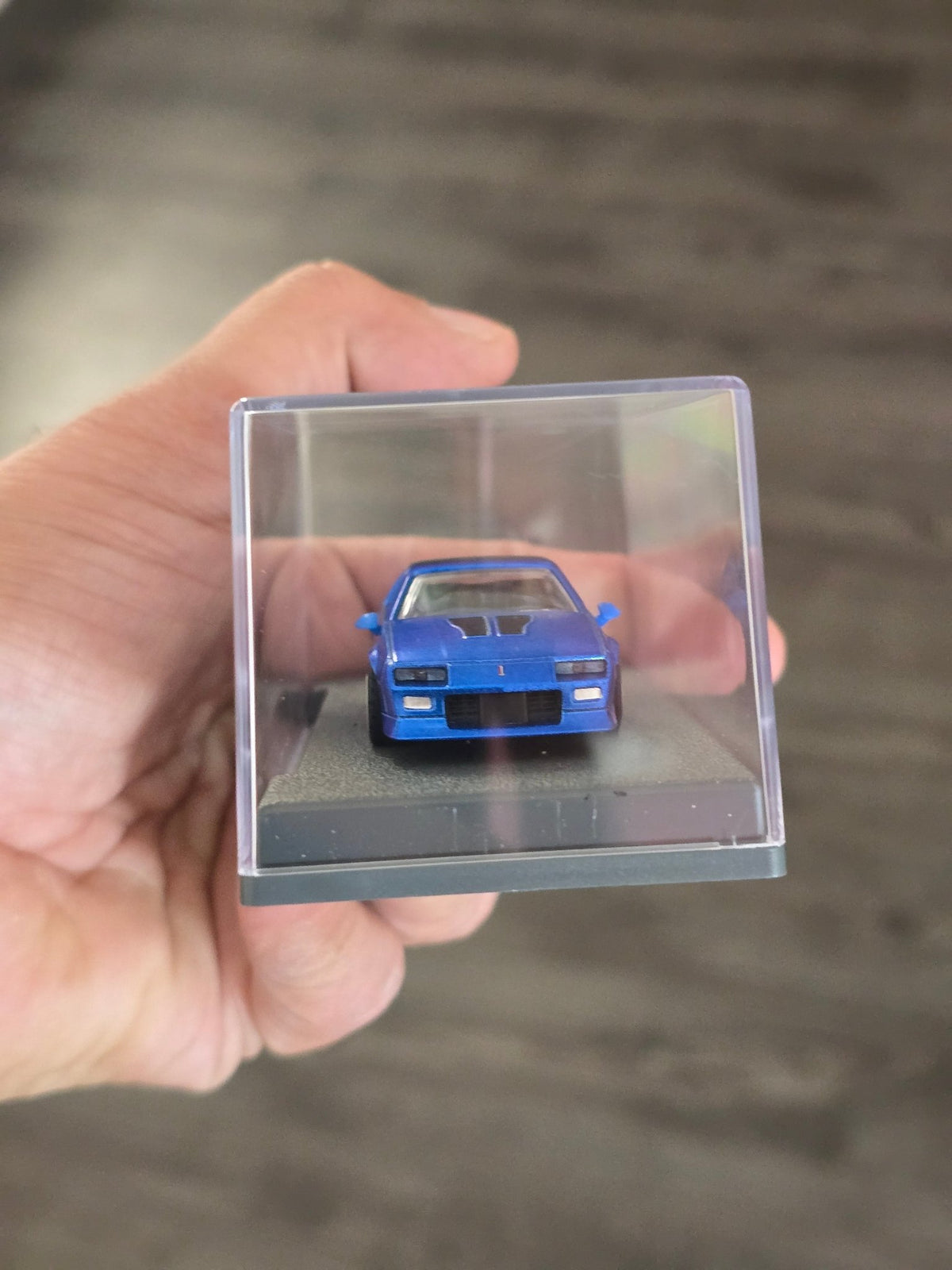 Majorette 1985 Chevrolet Camaro With Acrylic Case (Uncarded New) - Kinder Logs