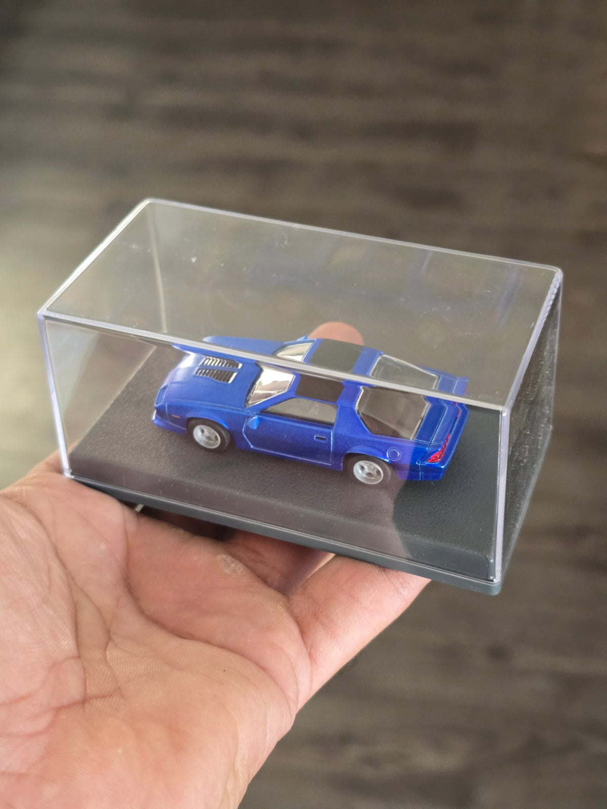Majorette 1985 Chevrolet Camaro With Acrylic Case (Uncarded New) - Kinder Logs