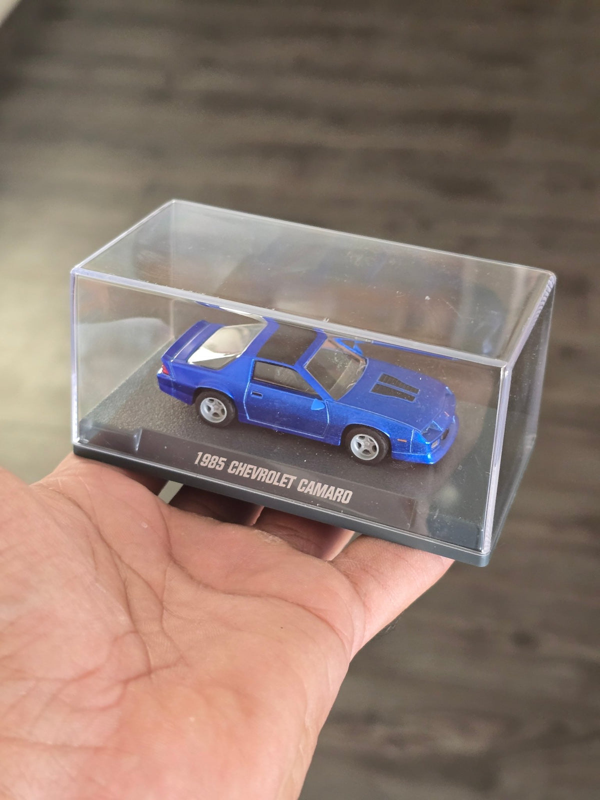 Majorette 1985 Chevrolet Camaro With Acrylic Case (Uncarded New) - Kinder Logs