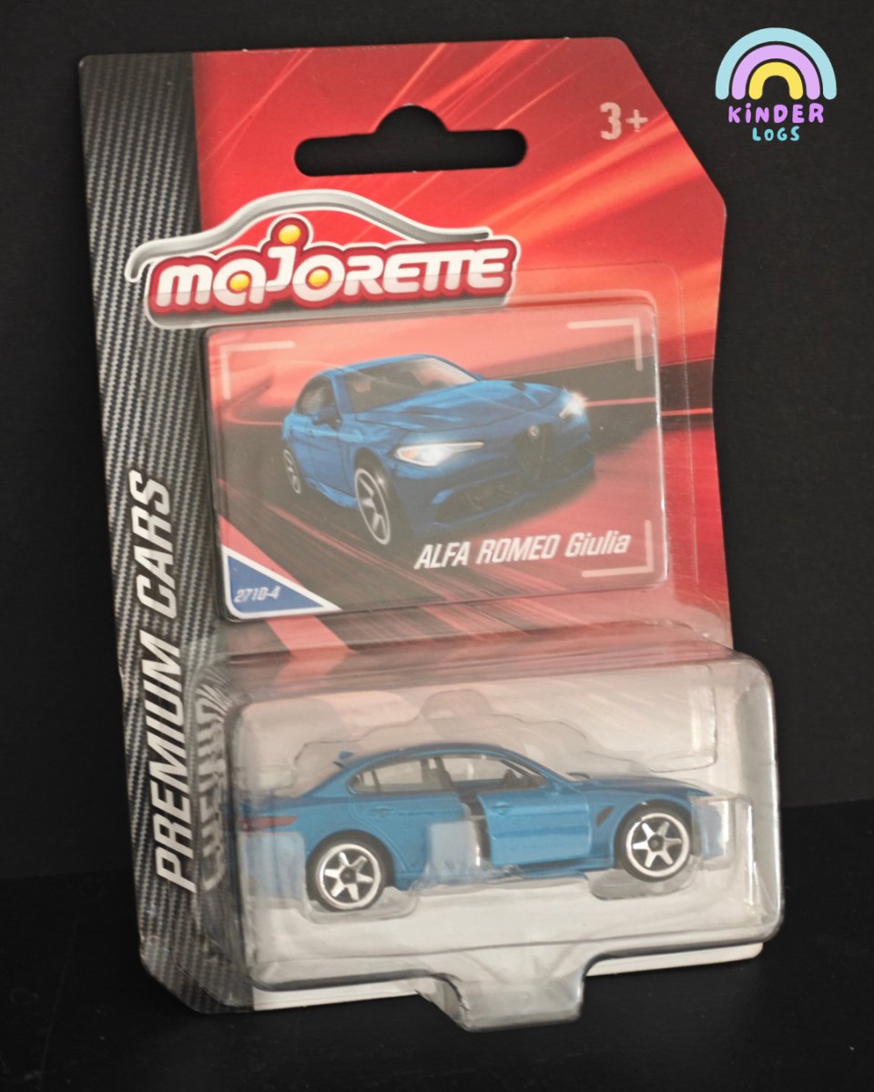 Majorette Alfa Romeo Guilia Premium Car With Openable Doors - Kinder Logs