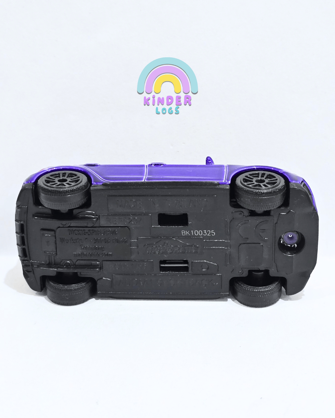 Majorette Audi A1 Sportback - Purple (Uncarded - New) - Kinder Logs
