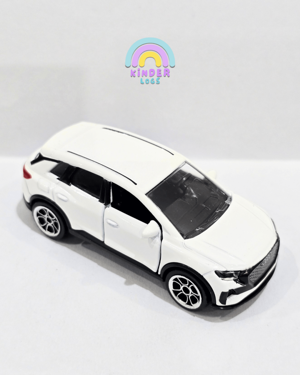 Majorette Audi Q4 E - Tron - White (Uncarded) - Kinder Logs