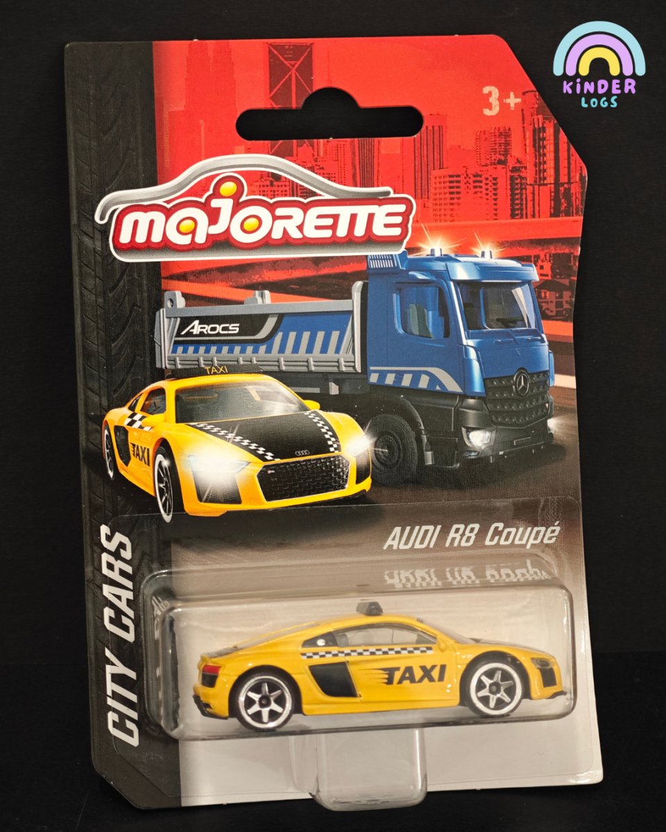 Majorette Audi R8 Coupe Taxi Model - Kinder Logs