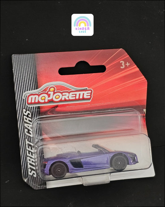 Majorette Audi R8 Spyder (Purple Color) - Kinder Logs