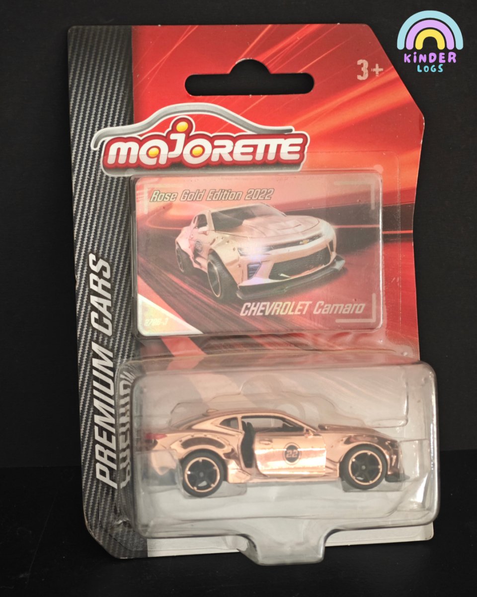 Majorette Chevrolet Camaro Rose Gold Edition - Kinder Logs