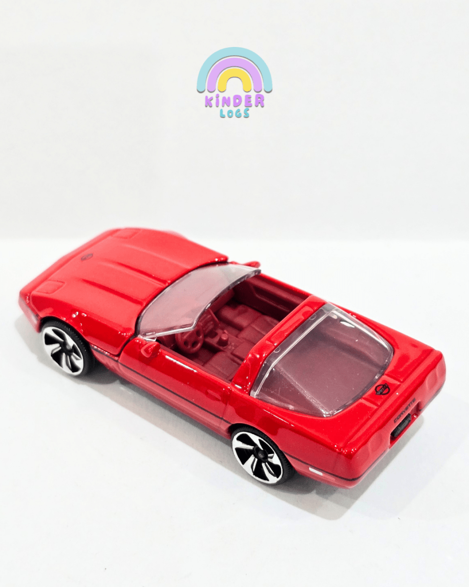 Majorette Chevrolet Corvette C4 - Red (Uncarded) - Kinder Logs