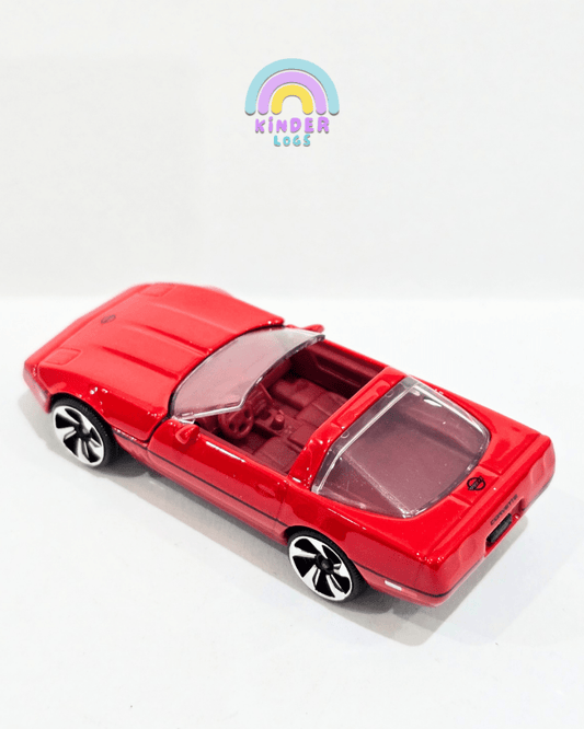 Majorette Chevrolet Corvette C4 - Red (Uncarded) - Kinder Logs
