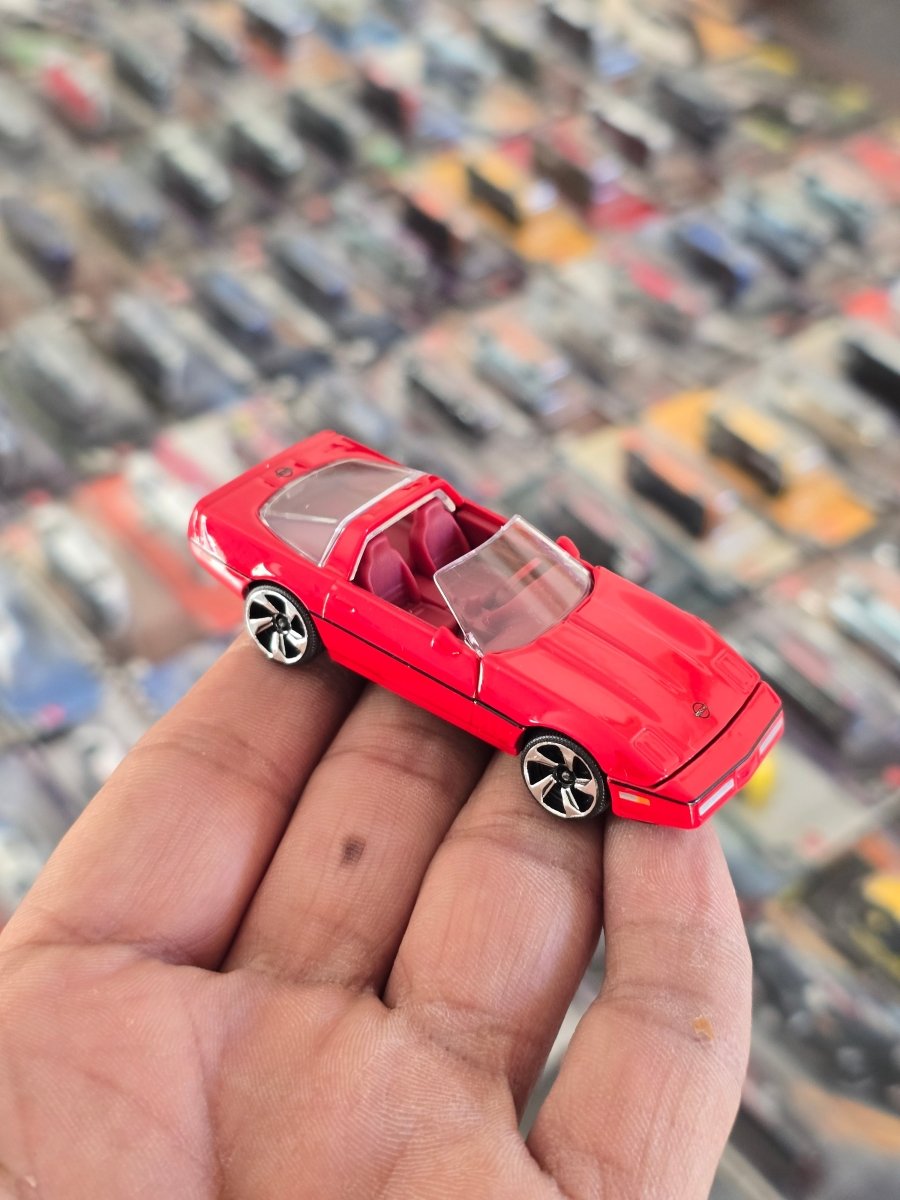 Majorette Chevrolet Corvette C4 - Red (Uncarded) - Kinder Logs