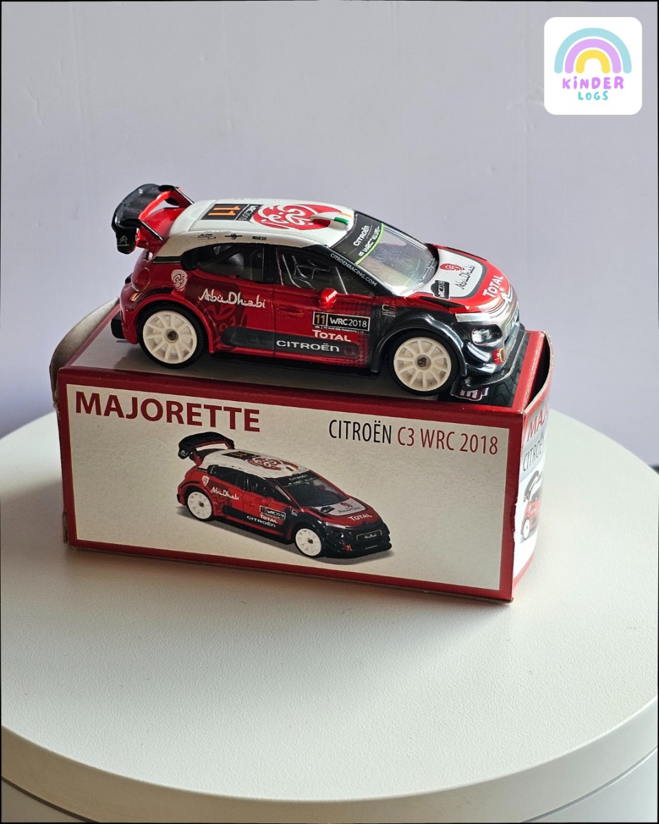 Majorette Citroen C3 WRC 2018 (Uncarded) - Kinder Logs