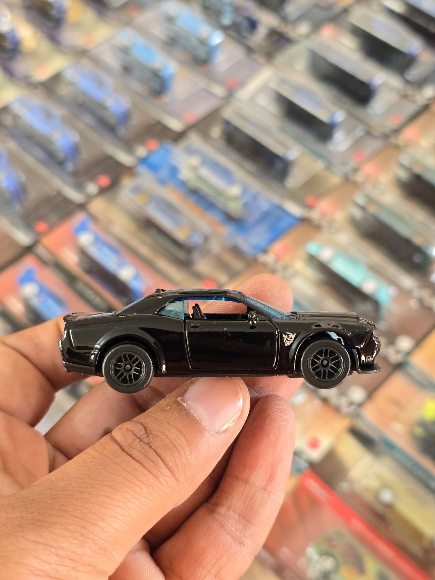 Majorette Dodge Challenger SRT Demon Black Edition (Uncarded) - Kinder Logs